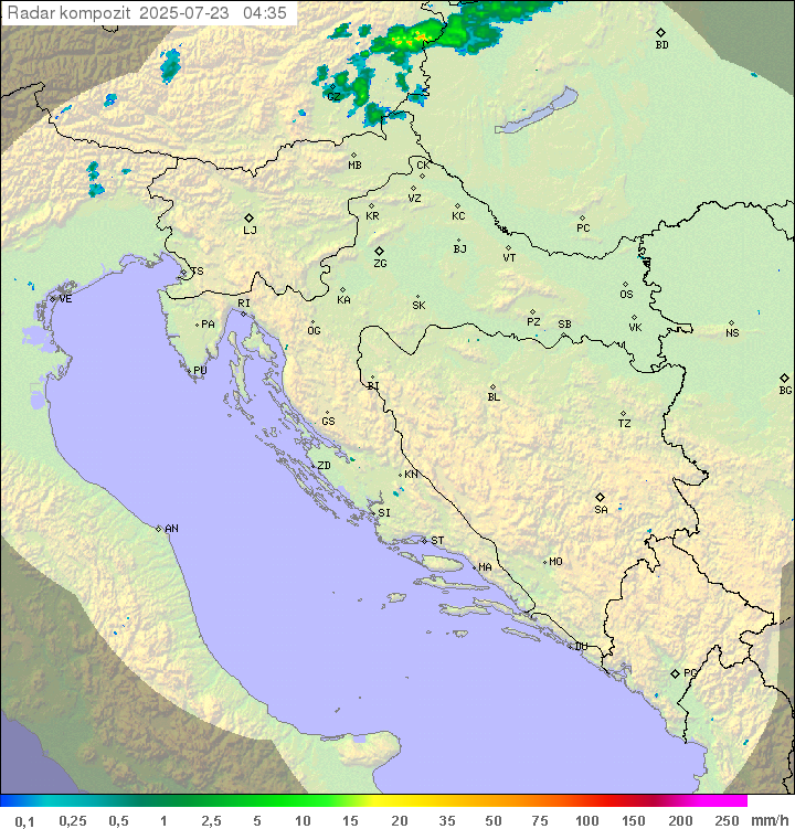 Padavine Hrvaška