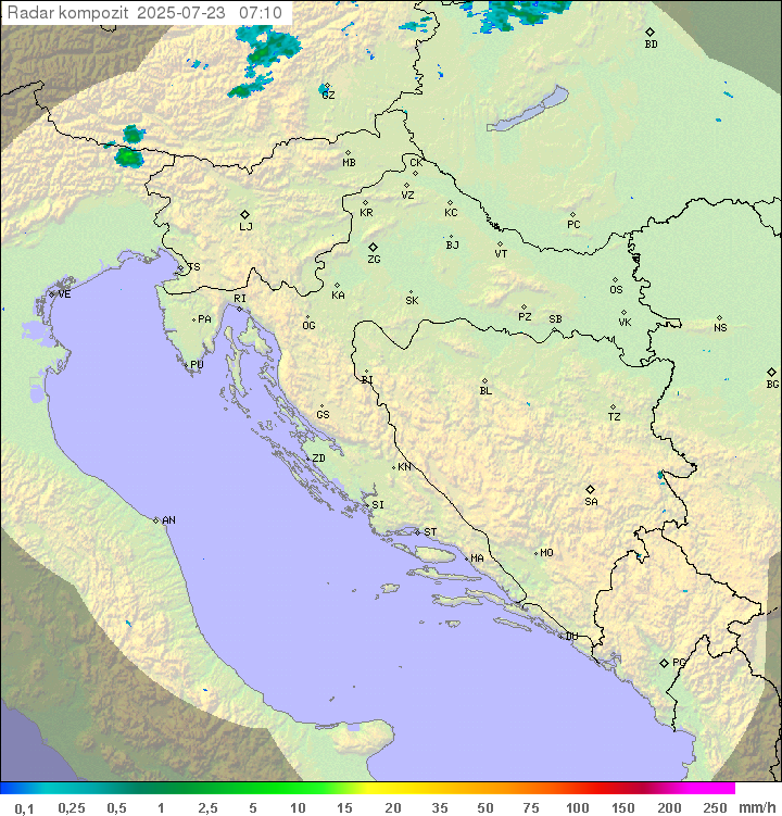 Padavine Hrvaška