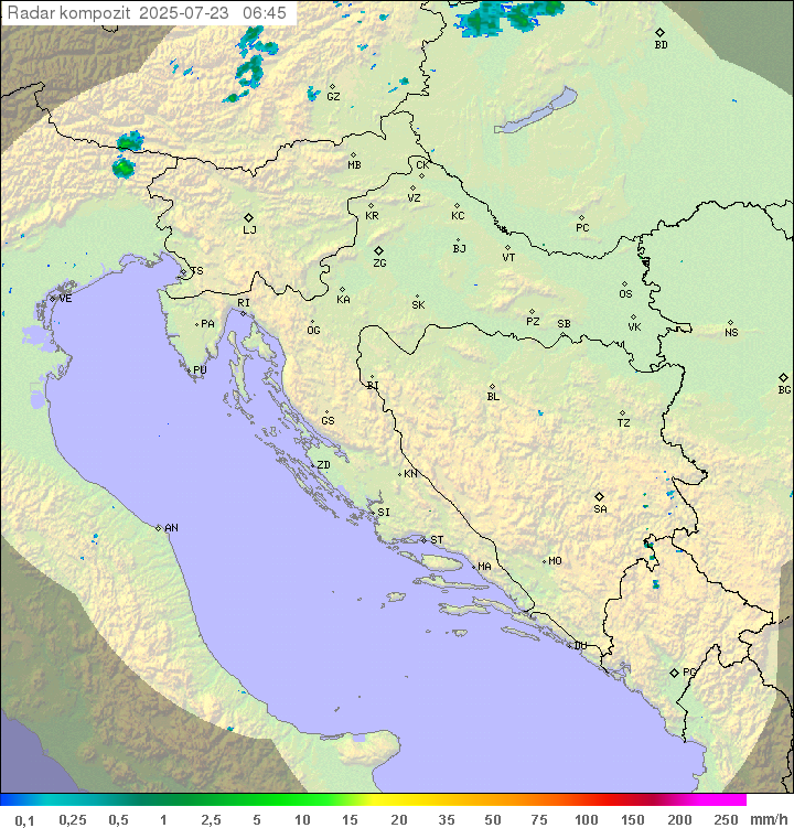 Padavine Hrvaška