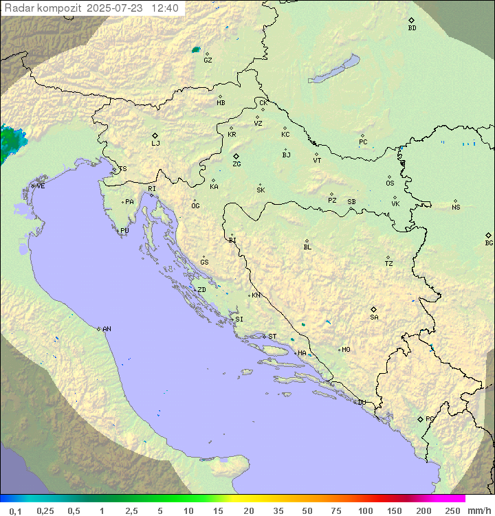 Padavine Hrvaška