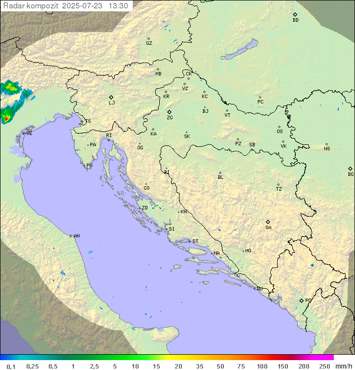 Padavine Hrvaška