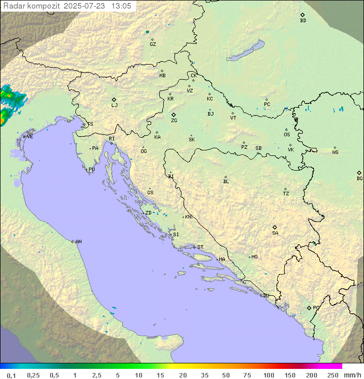 Padavine Hrvaška
