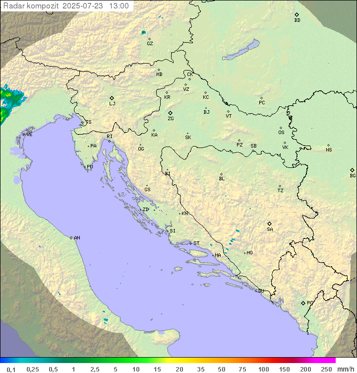Padavine Hrvaška