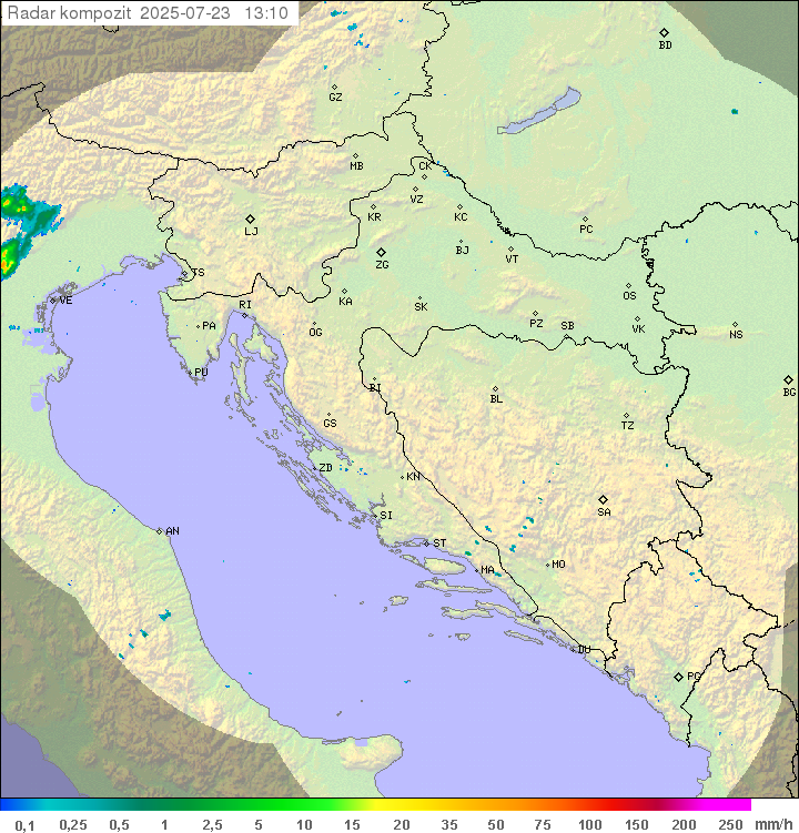 Padavine Hrvaška
