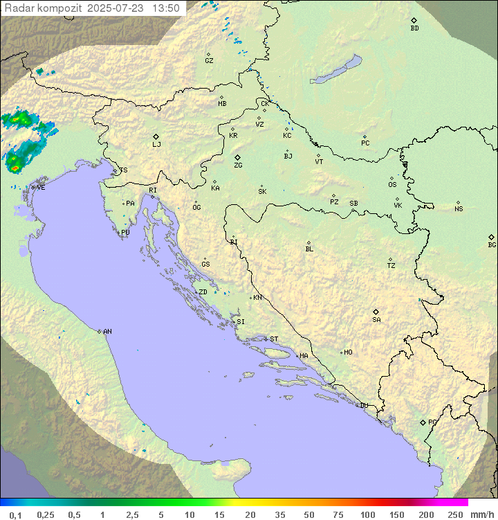 Padavine Hrvaška