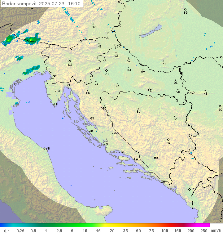 Padavine Hrvaška