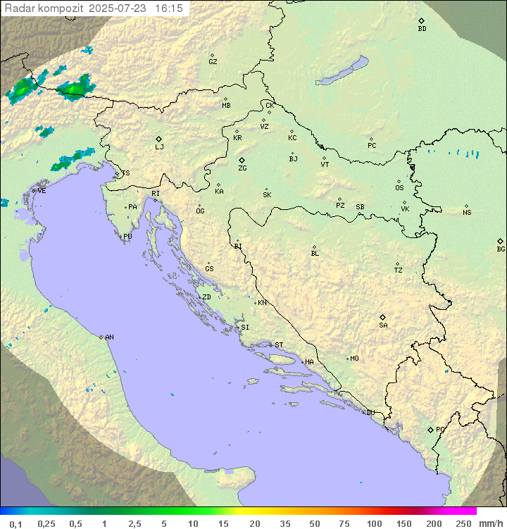 Padavine Hrvaška