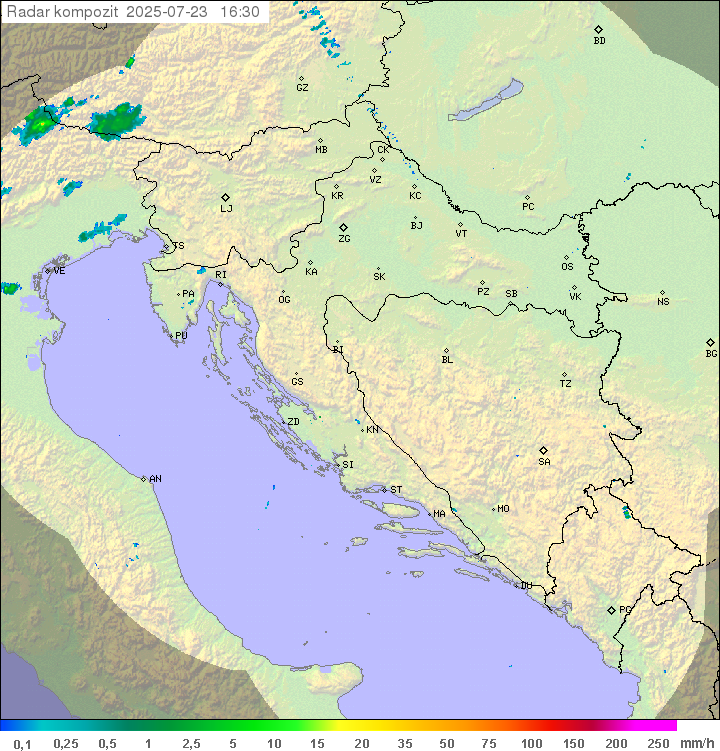 Padavine Hrvaška