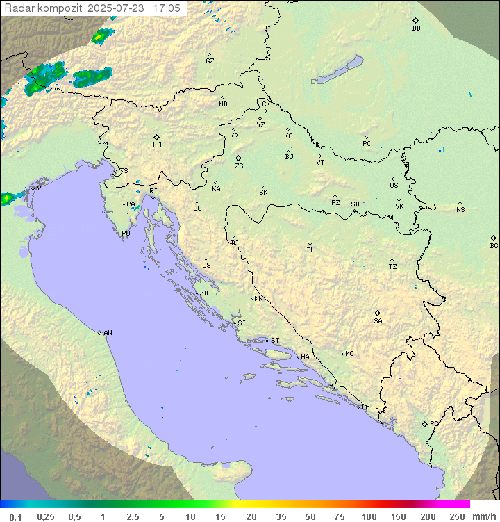 Padavine Hrvaška
