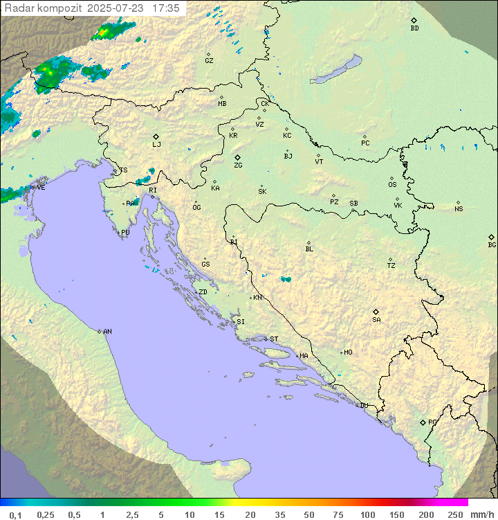 Padavine Hrvaška