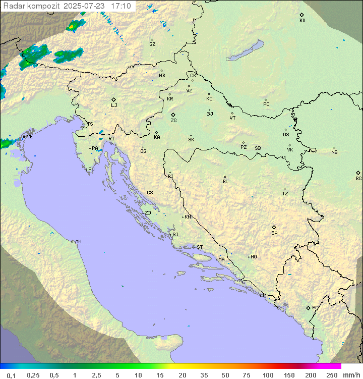 Padavine Hrvaška