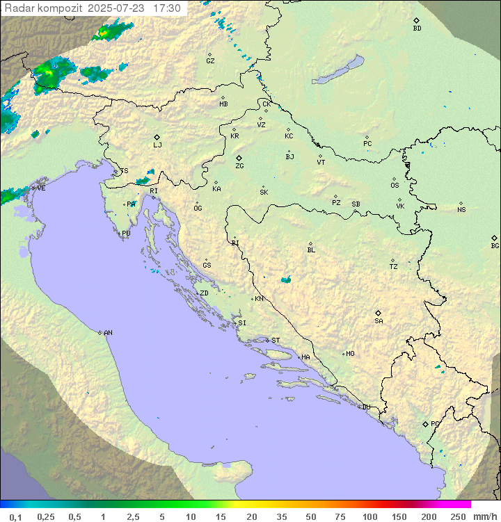 Padavine Hrvaška