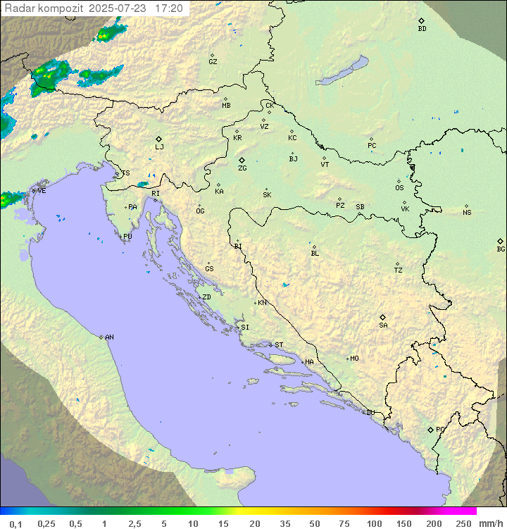 Padavine Hrvaška