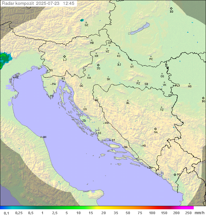 Padavine Hrvaška