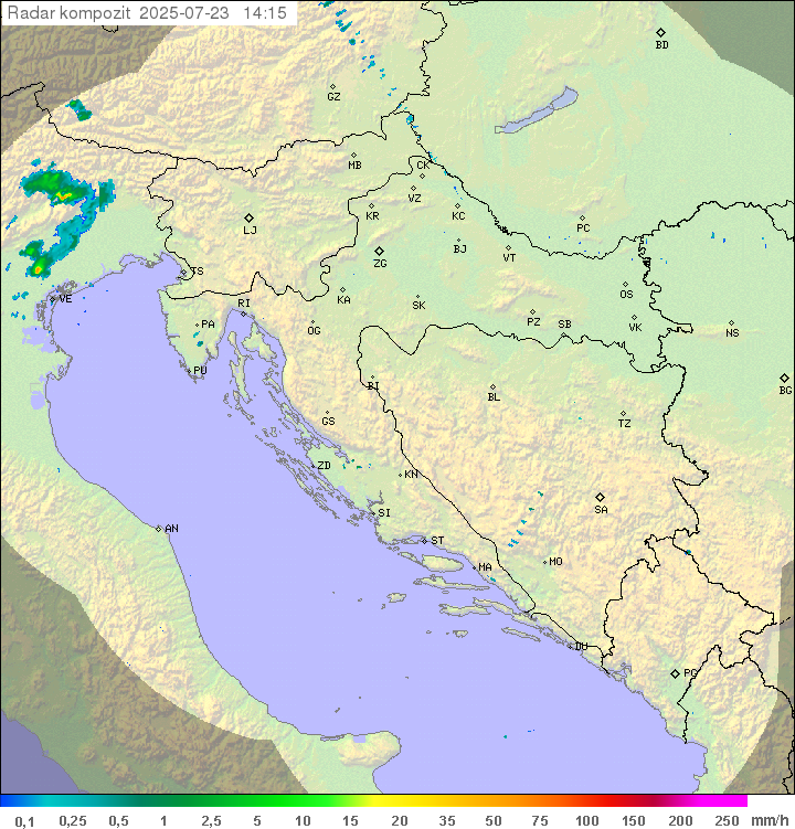 Padavine Hrvaška