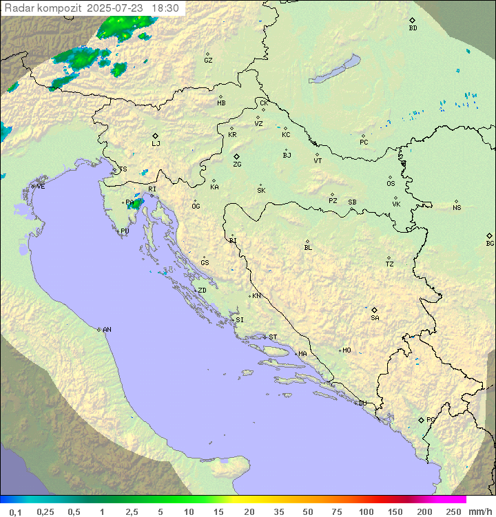 Padavine Hrvaška