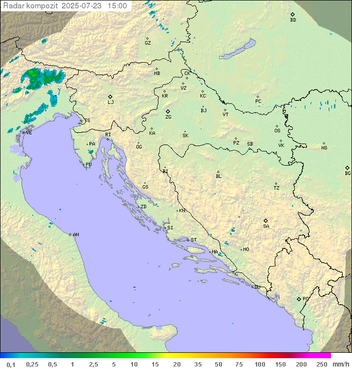 Padavine Hrvaška