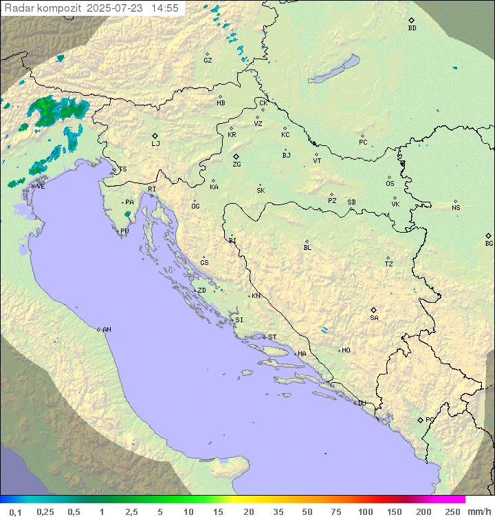 Padavine Hrvaška