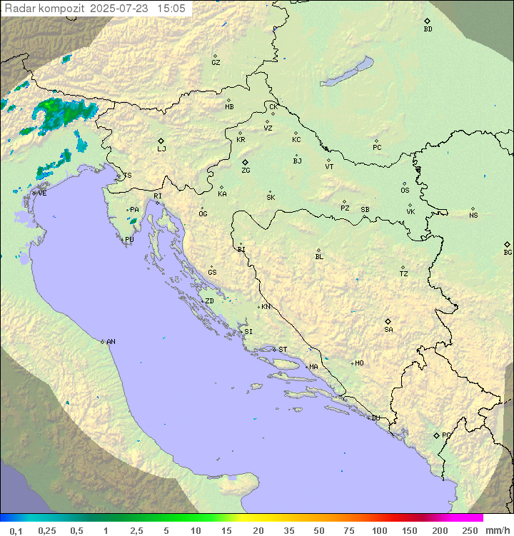 Padavine Hrvaška