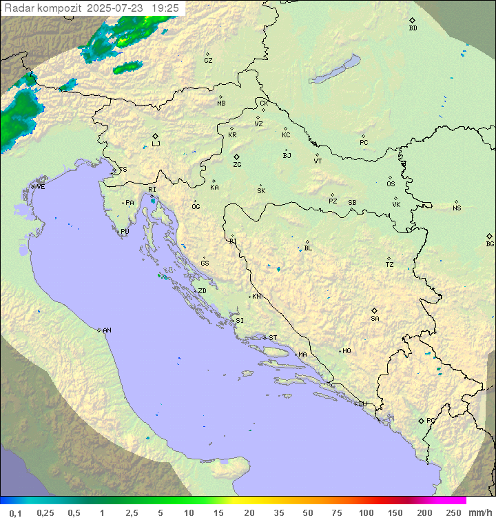 Padavine Hrvaška