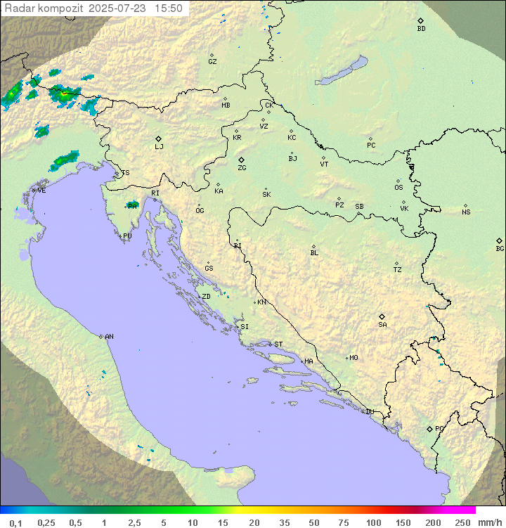 Padavine Hrvaška