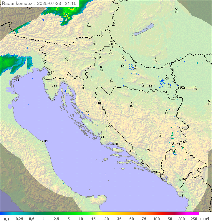 Padavine Hrvaška