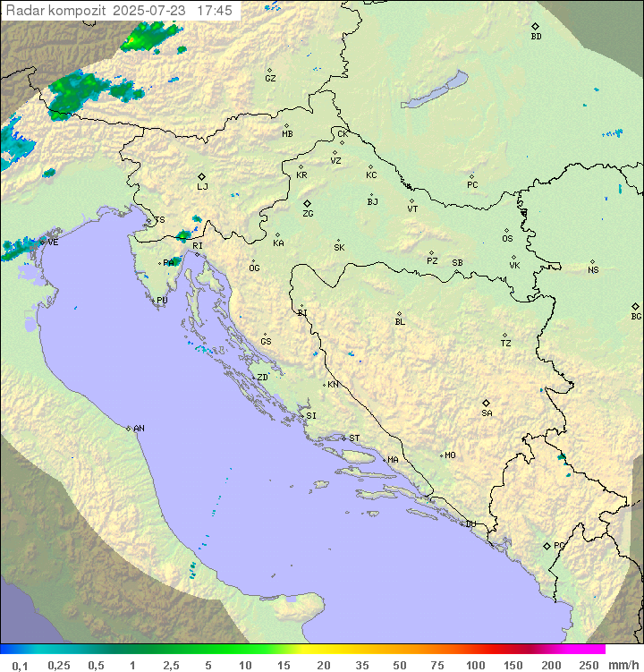 Padavine Hrvaška