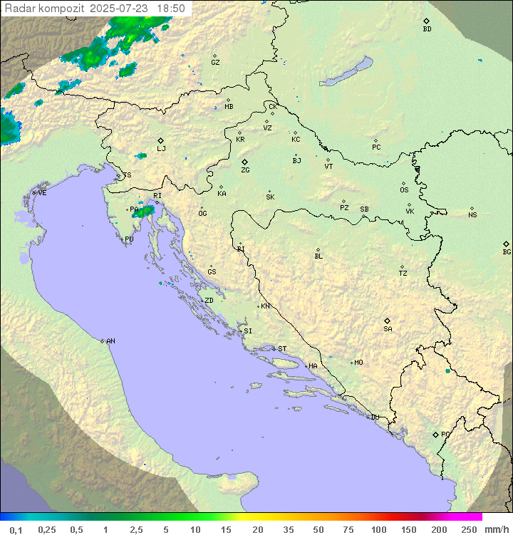 Padavine Hrvaška