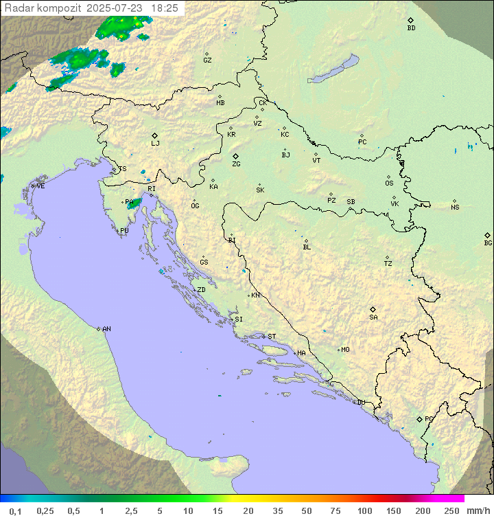 Padavine Hrvaška