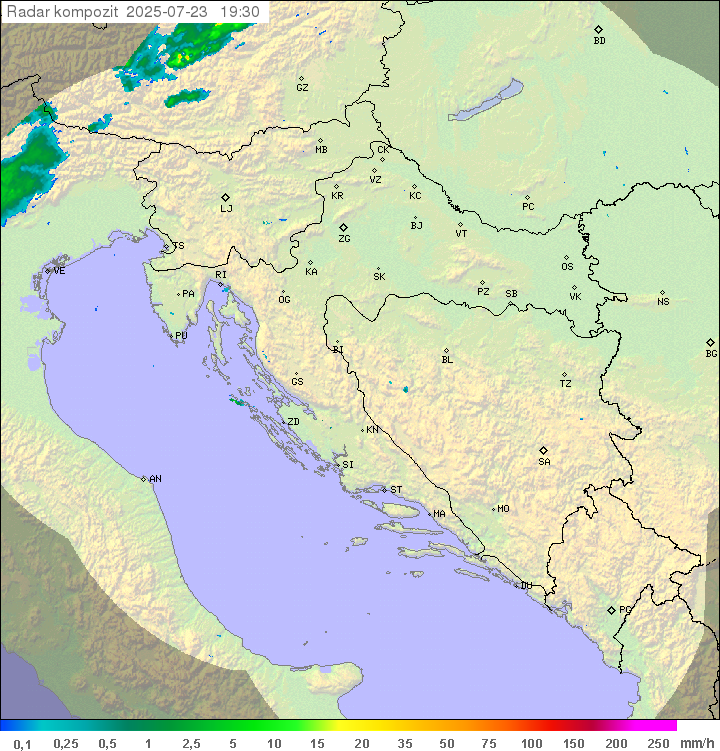 Padavine Hrvaška