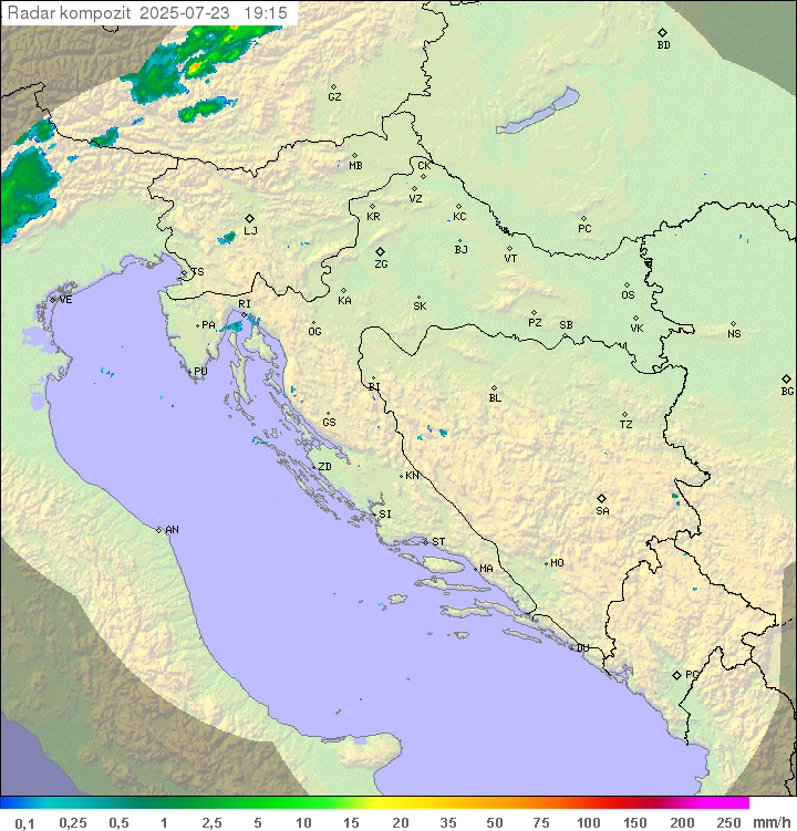 Padavine Hrvaška