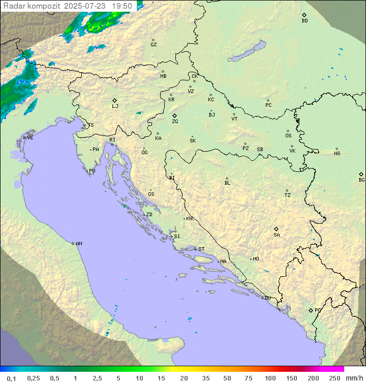 Padavine Hrvaška