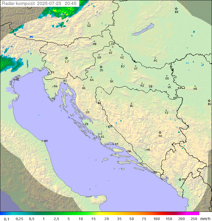 Padavine Hrvaška
