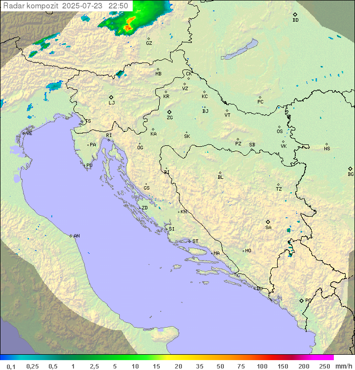 Padavine Hrvaška