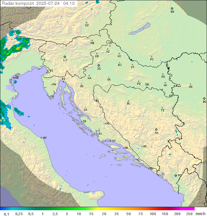 Padavine Hrvaška