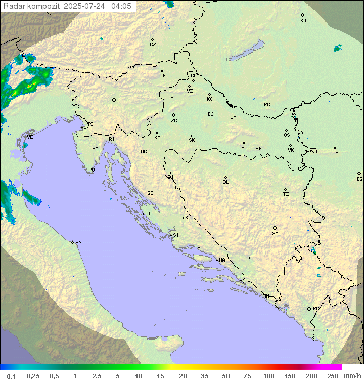 Padavine Hrvaška