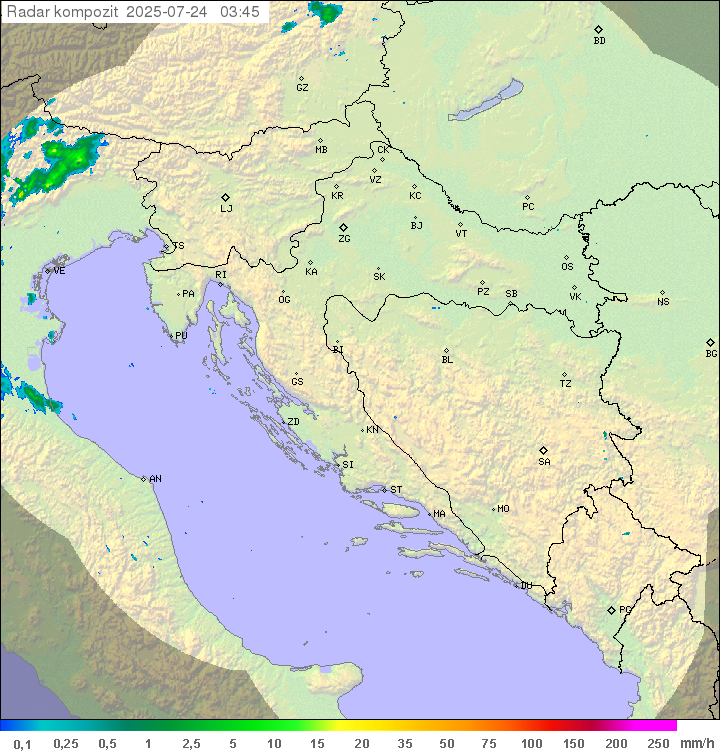 Padavine Hrvaška