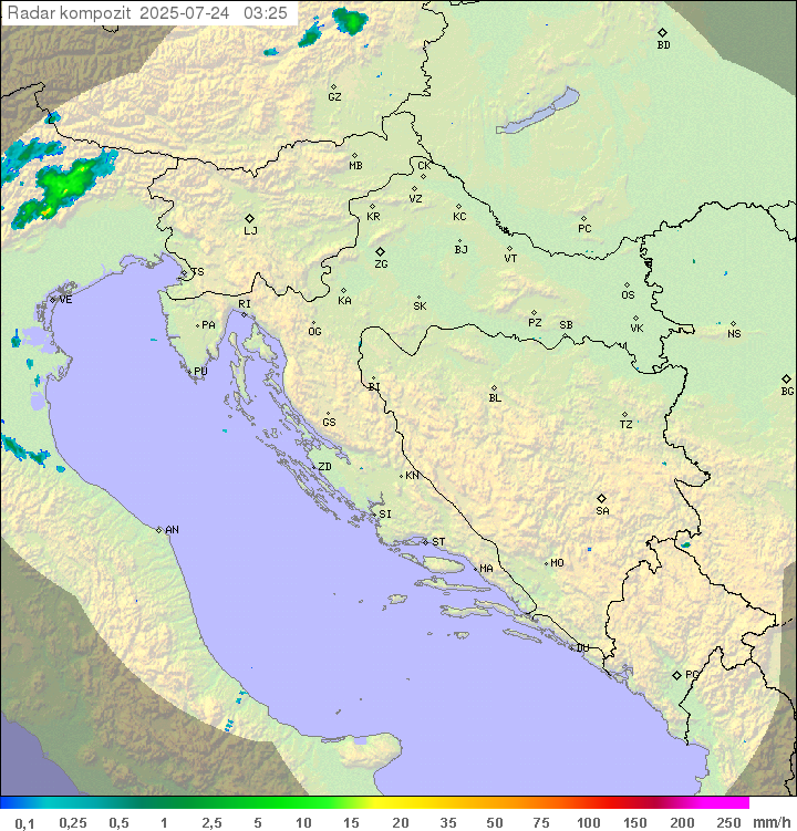 Padavine Hrvaška