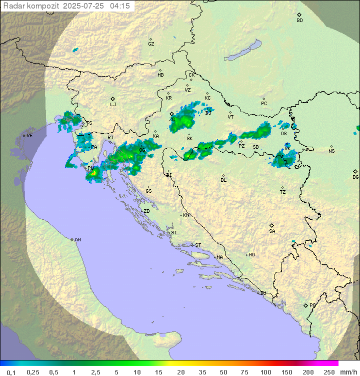 Padavine Hrvaška