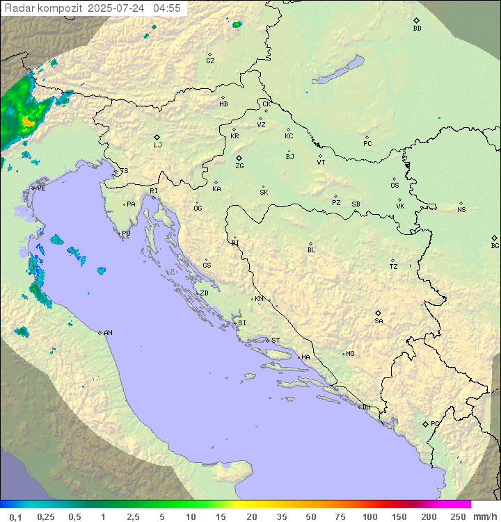 Padavine Hrvaška