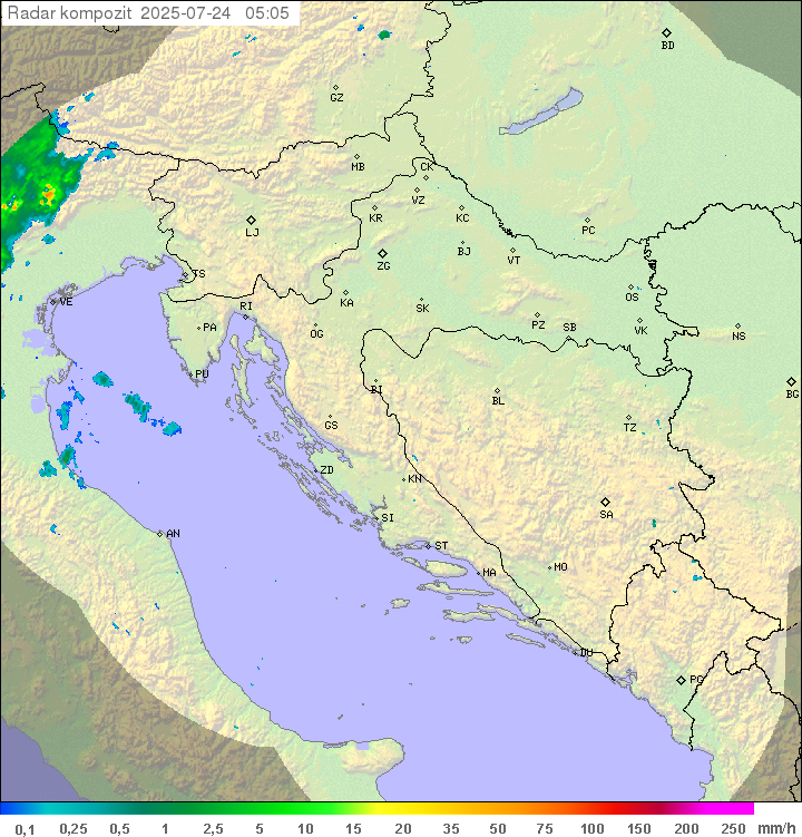 Padavine Hrvaška
