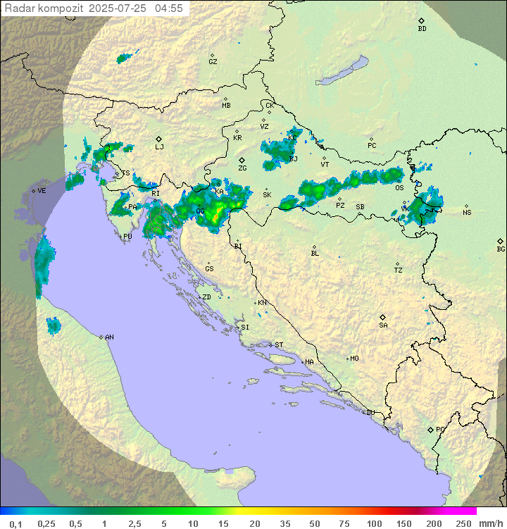 Padavine Hrvaška