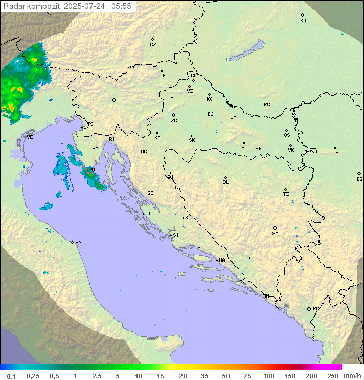 Padavine Hrvaška