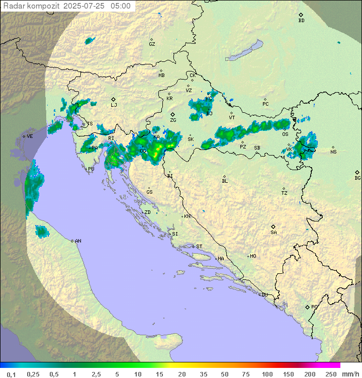 Padavine Hrvaška