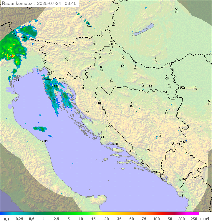 Padavine Hrvaška