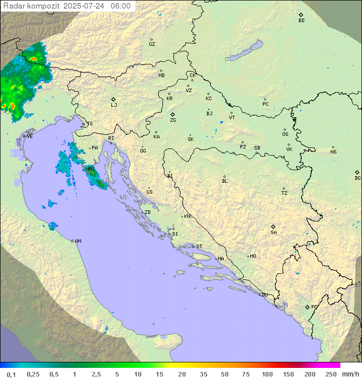 Padavine Hrvaška