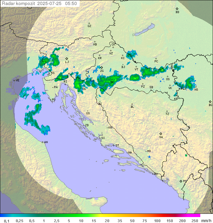 Padavine Hrvaška