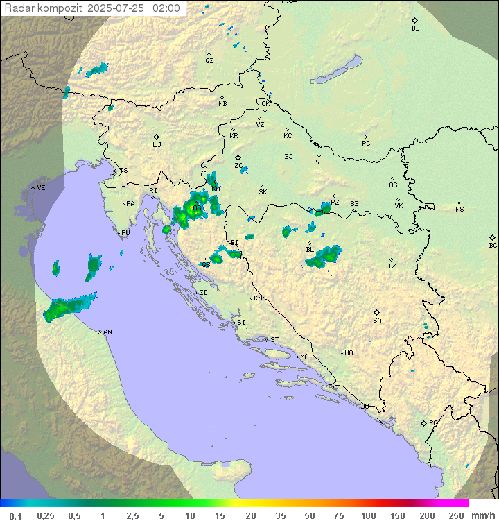 Padavine Hrvaška