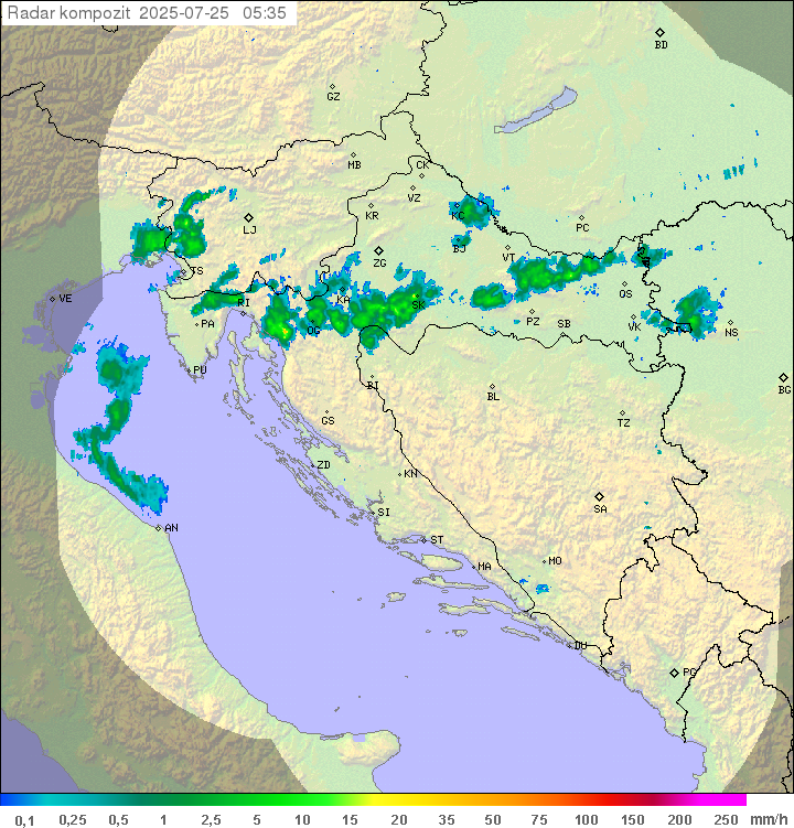 Padavine Hrvaška