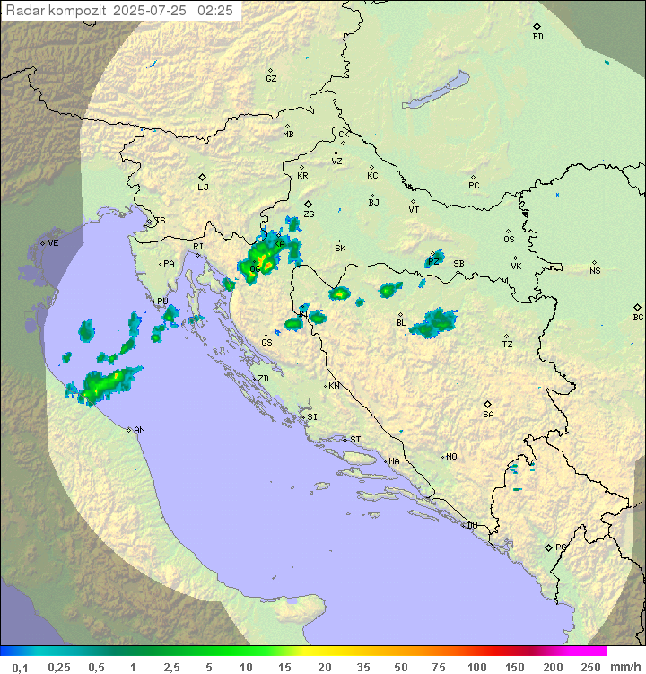 Padavine Hrvaška